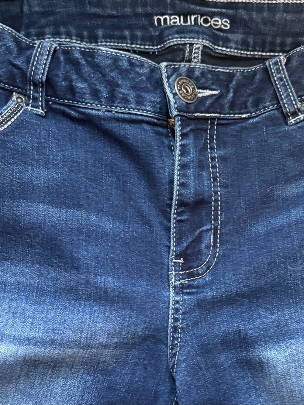 Maurices Women's Dark Blue Bootcut Jeans - Picture 3 of 4
